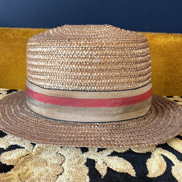 Vintage 1930s-1940s Italian straw hat - Picture 4 of 8
